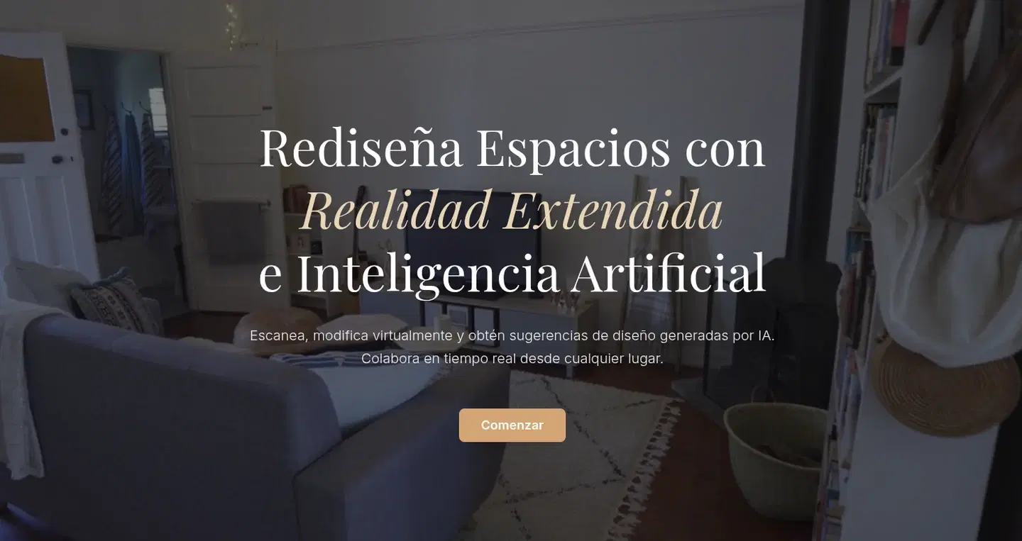Interior Design XR · Experiencia XR para diseño de interiores